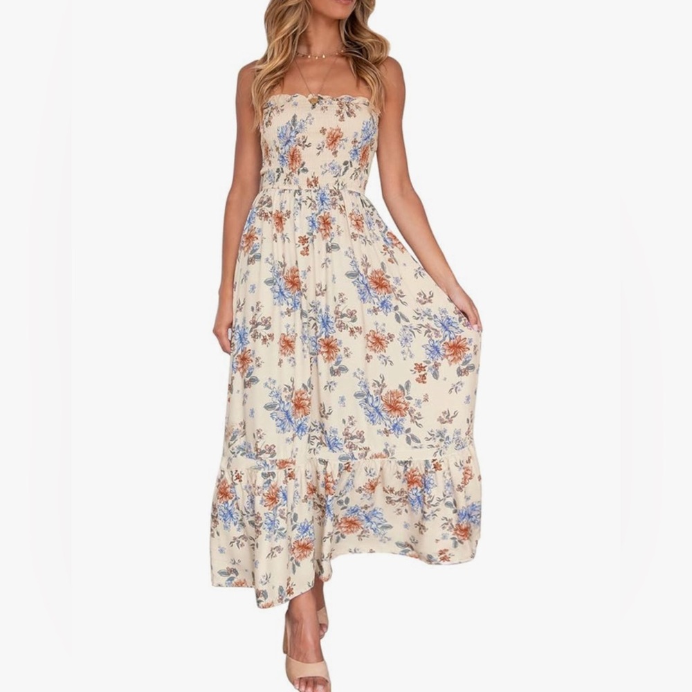 Bohemiam Floral Maxi Dress